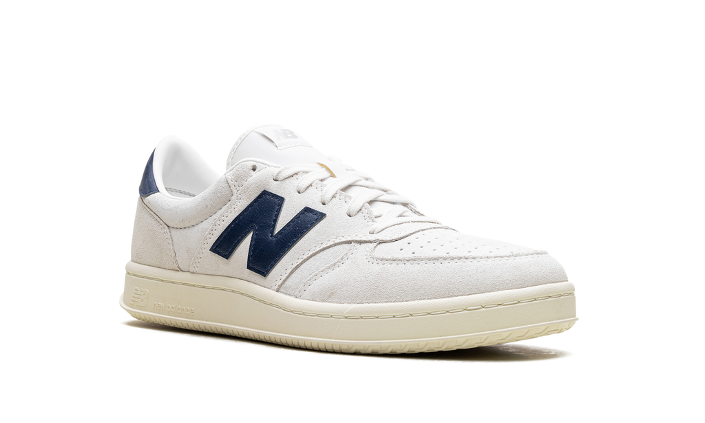 New Balance T500 "Sea Salt Navy Angora" Sneakers