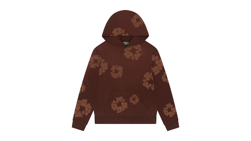 Denim Tears Mono Cotton Wreath Hoodie Brown