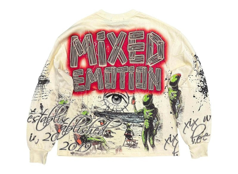 Mixed Emotions Art Club Longsleeve Cream