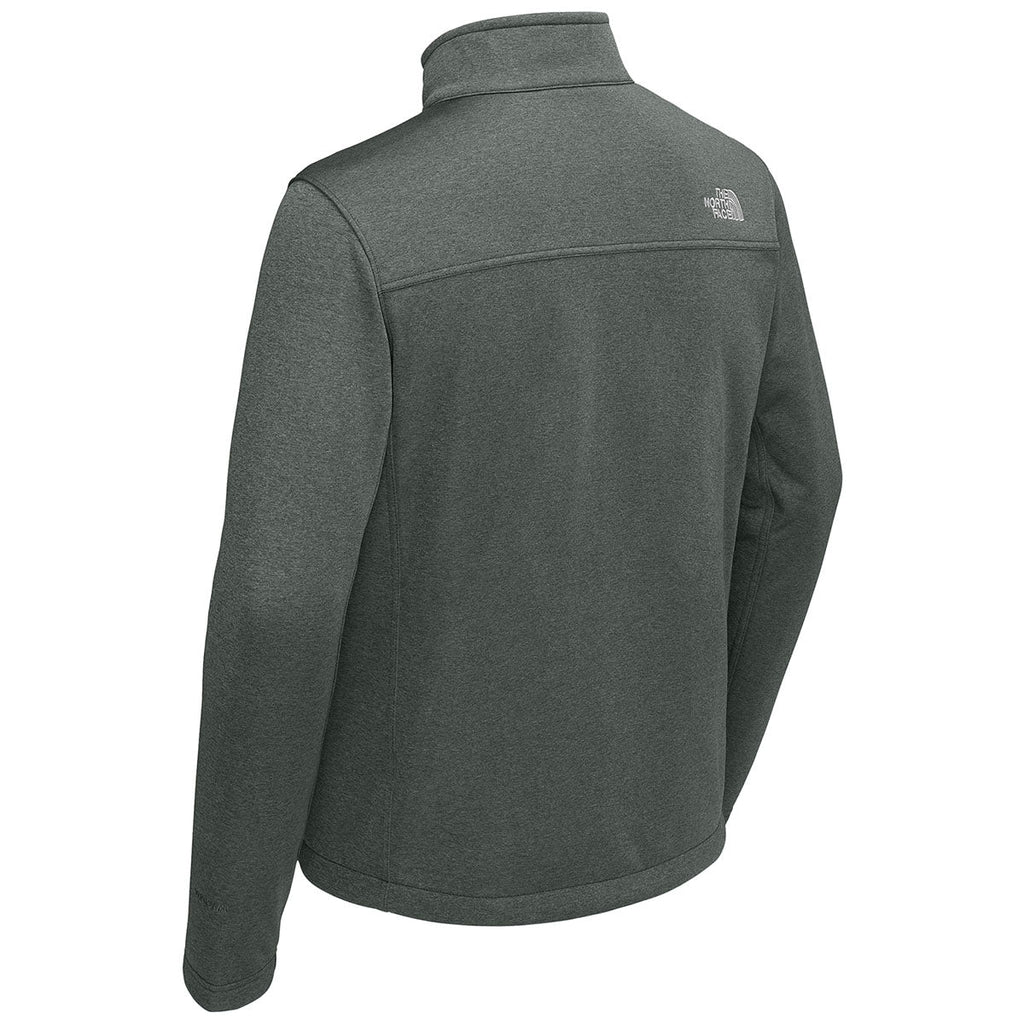 The North Face Men's TNF Dark Grey Heather Chest Logo Ridgewall Softshell Jacket