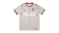 Palace x Nike England Dri-FIT Academy Pro Short Sleeve Football Top Pewter Grey/Bright Crimson