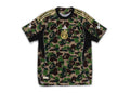 adidas x BAPE Football Graphic Slim Jersey T-shirt Green
