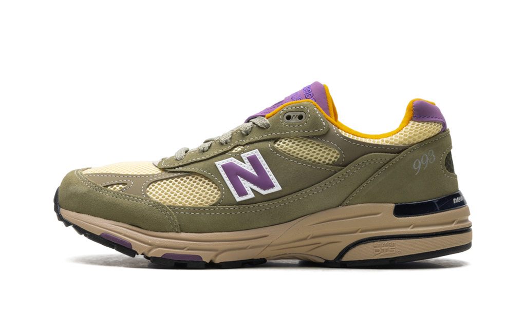 New Balance 993 Made in USA "Olive Leaf/Maize" Sneakers
